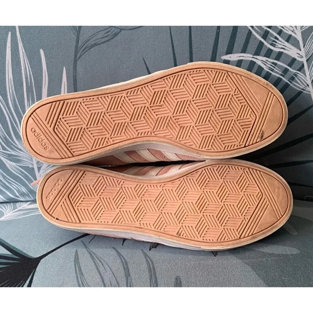 Adidas Neo Comfort Footbed  pink SUEDE SNEAKER GYM SHOES sz 7